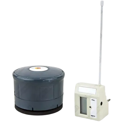 Jauge citerne eau de pluie enterrée numérique sans fil avec émetteur et afficheur intérieur